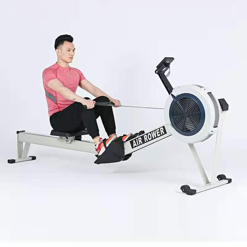 Folding Deluxe Foldable Water Rowing Machine Fitness Gym Home Cardio Body Building Rower Resistance Equipment