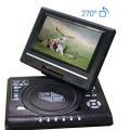 7.8 Inch TV Home Car DVD Player Portable HD VCD CD MP3 HD DVD Player USB SD Cards RCA Portable Cable Game 16:9 Rotate LCD Sn