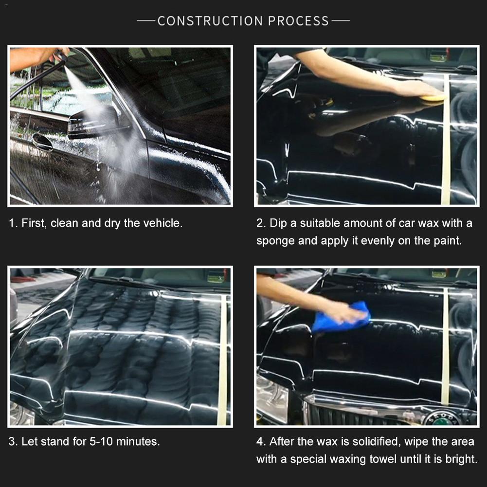 Scratch Repair Car Polish Scratch Remover Senior Black Solid Wax Care Paint Waterproof Styling Crystal Hard Ceramic Car Coating