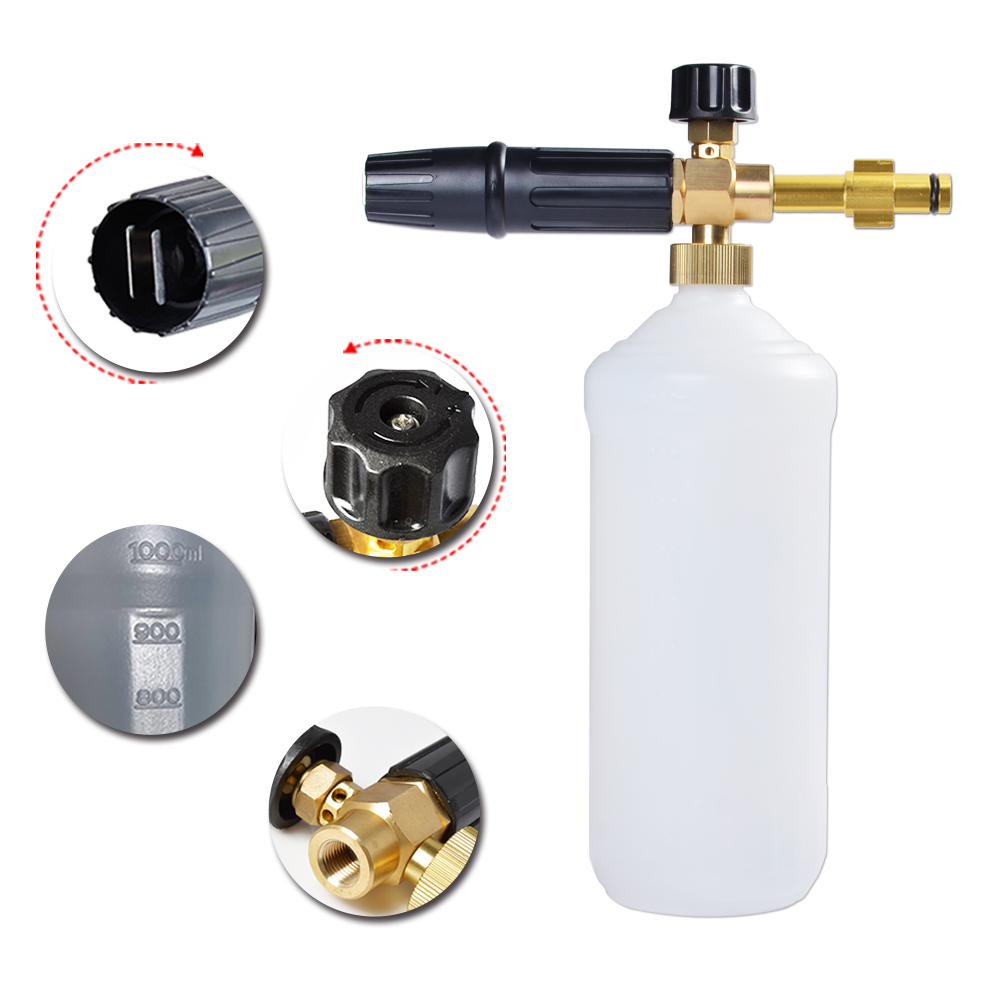 Foam Nozzle Snow Foam Lance Foam Gun High Pressure Soap Foamer for HITACHI PRORAB ENDEVER REDVERGHigh Pressure Washer Car Washer