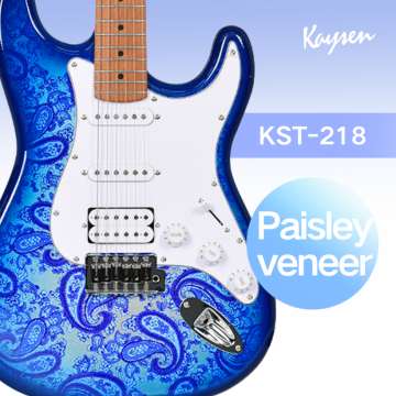 KAYSEN H-S-S pick up OEM paisley electric guitar