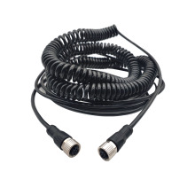 M12 to M12 Female Industrial Connector Connection Cable