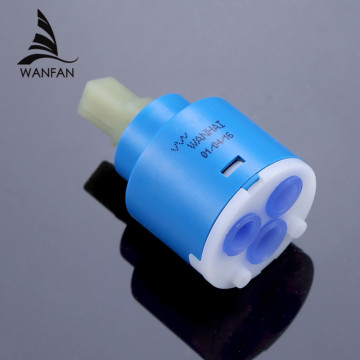 Promotion 35mm / 40mm Ceramic Cartridge Faucet Cartridge Mixer Low Torque Faucet Accessories Rotation Flat Base 7138