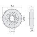 Amplifying Diameter Metal Zoom Optical Iris Diaphragm Aperture Condenser for Camera Lens Microscope Optical Instrument Vision