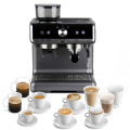 Espresso machine built-in milk frother, grinder coffee machine 1450W semi-automatic coffee machine automatic coffee machine