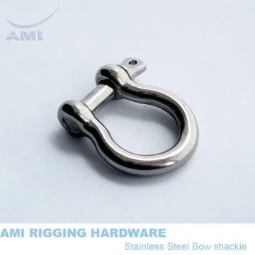 10mm Bow Shackle With Screw Pin Stainless Steel 316 Marine Boat Rigging Hardware
