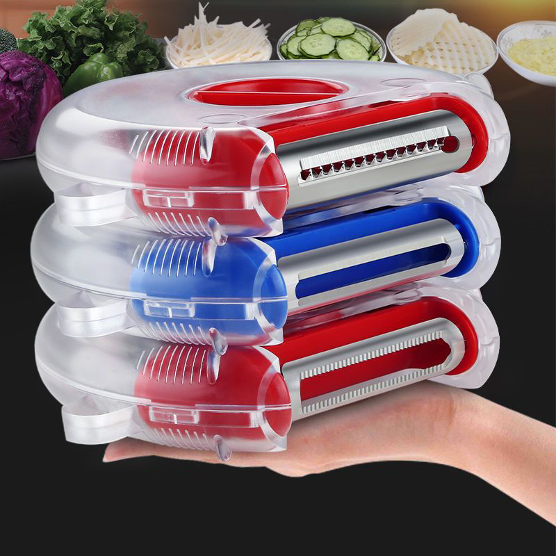 3 in 1 Peeler Slicer Shredder Peeler Julienne Cutter Multi Stainless Steel Blade Grater Zesters Kitchen accessories