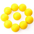 Golf Balls Practice Training Aid Plastic Outdoor Sports Yellow 10PCS One Piece Soft Elastic High Quality 70