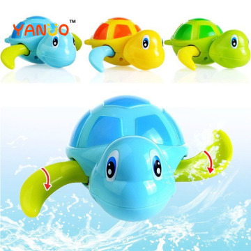YANUO Cute Cartoon Animal Tortoise Classic Baby Water Toy Infant Swim Turtle Wound-up Chain Clockwork Kids Beach Bath Toys Gifr