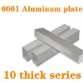 1pc 6061 Aluminum Flat Bar Flat Plate Sheet 10mm thick series with Wear Resistance For Machinery Parts