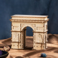 Robotime 3D wooden puzzle game arc de triomphe model toys for kids children gift TG502 rolife