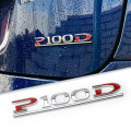 DSYCAR 1Set 3D Metal P100D Emblem Sticker Car SUV Body Exterior Cover Decals DIY Car-Styling 3D Stickers New