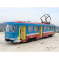 High simulation Travel car,1:32 scale alloy pull Classical tram model,Central City Tram Bus,free shipping