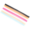 For 30 Holes A4 A5 A6 Paper Notebook Stationery Office Supplies Loose-leaf Plastic Binding Ring Spring Spiral Rings