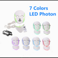 7 Colors Led Light Facial Neck Beauty Mask Skin Rejuvenation Acne Therapy SPA Tighten Device Anti Wrinkle Microcurrent Care