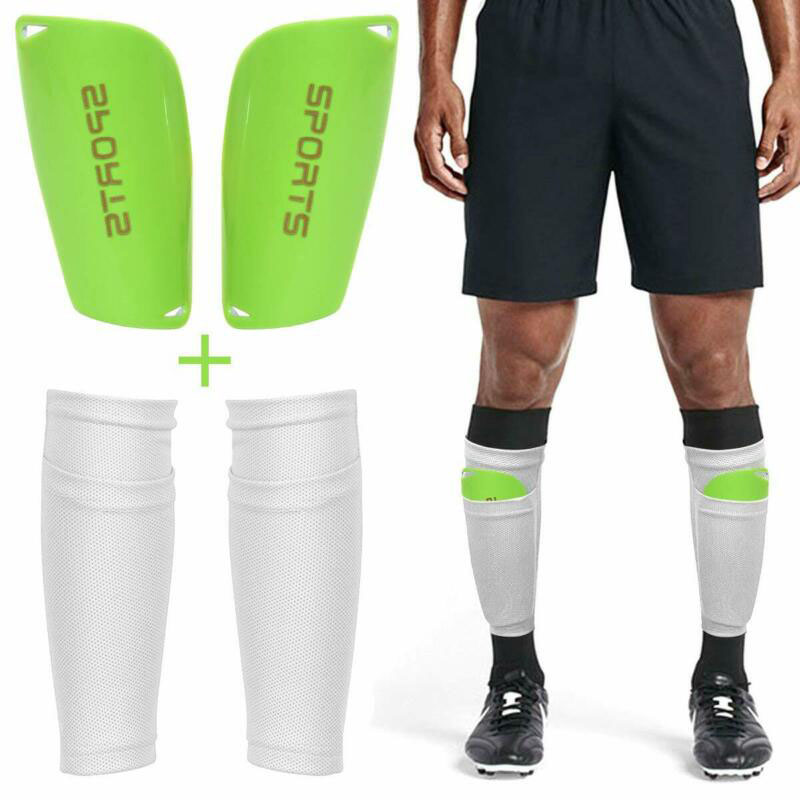 2pcs 2 Set Durable Breathable Leggings Elasticset Leg Shield Football Shin Guard Socks Shin Pads Sleeves For Outdoor Sports