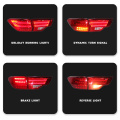 HCMOTIONZ LED Taillights For Toyota Highlander 2014-2019