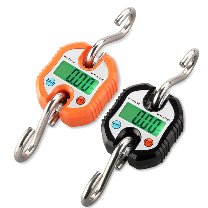 Portable Crane Scale Mini Heavy Duty Electronic scale 150KG/50g Digital Hook Hanging weighing scale industrial Balance