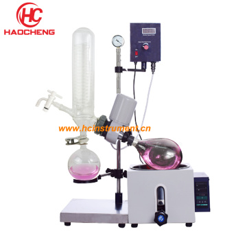 Free shipping,Factory Sale 1L 2L Manual Lift Rotary Evaporator