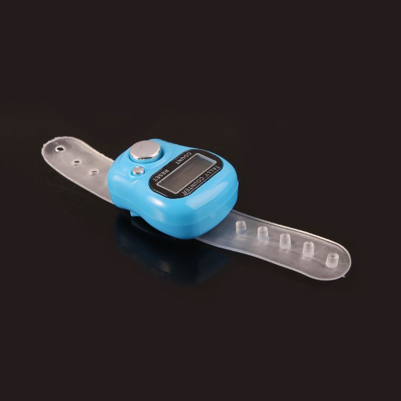 Mini Stitch Marker Row Finger Counter LCD Electronic Digital Tally Counter For Sewing Knitting Weave Tool Finger Counter