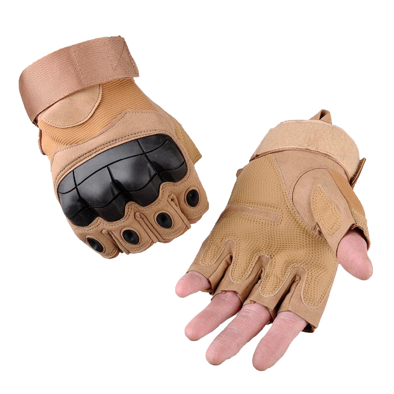 Tactical Gloves Military Army Combat Fingerless Airsoft Shooting Paintball Bicycle Gear Hard Carbon Knuckle Half Finger Gloves