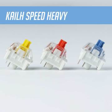 Kailh Speed Heavy Switches Mechanical Keyboard dark yellow burnt orange pale blue shaft 70g compatible mx switches