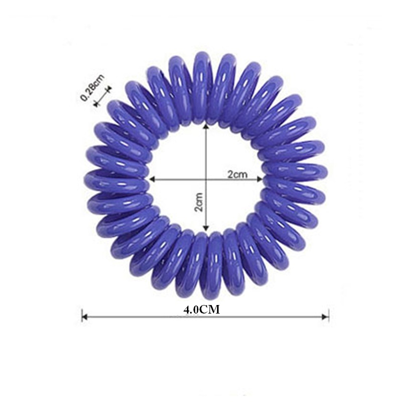 Solid colors Telephone line hair rope sprial Telephone Cords Hair Scrunchies high quality traceless hair ring hair accessory