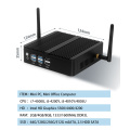 BEBEPC Intel Core i3 4005U 4010Y i5 4200Y Mini PC DDR3L Windows 10 HDMI 8*USB WiFi Celeron 2955U CPU Fanless Compute TV BOX