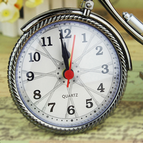 New product retro Arabic numeral bicycle shape creative alarm clock clock fun home decoration