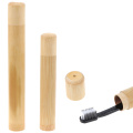 21/16cm Handmade Bamboo Toothbrush Tube Eco Friendly Travel Case Natural Bamboo Tube For Toothbrush Portable Travel Packing 1pc