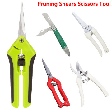 Hand Pruner Cutter Garden Pruning Shears Stainless Steel Pruning Tools Grape Fruit Picking Weed Household Potted Branches Pruner