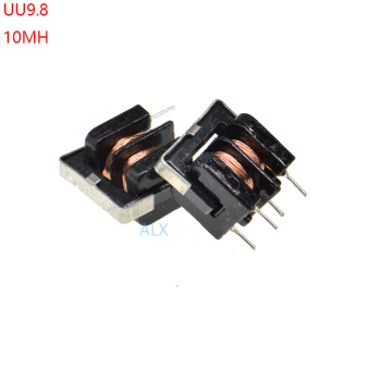 10PCS UU9.8 UF9.8 10MH Common Mode Choke Inductor 2A 7*8MM 7X8MM For Filter