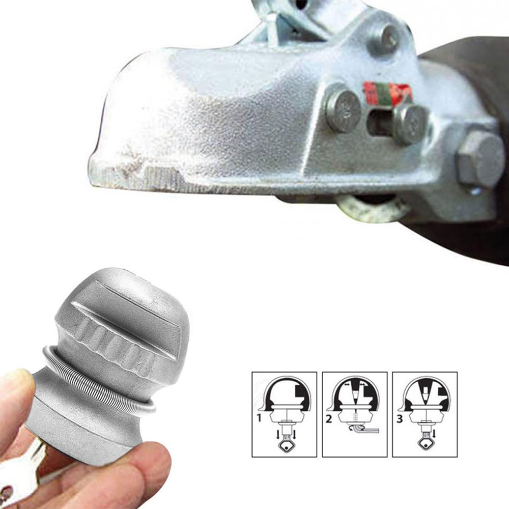 Trailer Parts Hitch Lock Ball Lock Universal Coupling Tow Caravan Anti Theft Trailer Accessories Universal Hitch