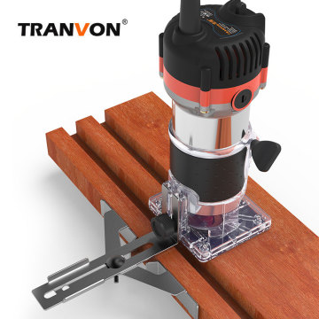Electric Laminate Edge Trimmer Wood Router Woodworking Laminator Carpentry Trimming Cutting Carving Machine Power Tool 720W
