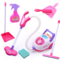 Children's Vacuum Cleaner Toy Play House Toy Girl Cleaning Hygiene Simulation Cleaning Cart with Vacuum Cleaner Set Appliances