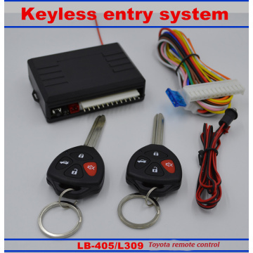 New Car Central Lock Kit Auto Keyless Enter System Car Remote Control Output Transmitter Controllers Car Alarm System For Toyota