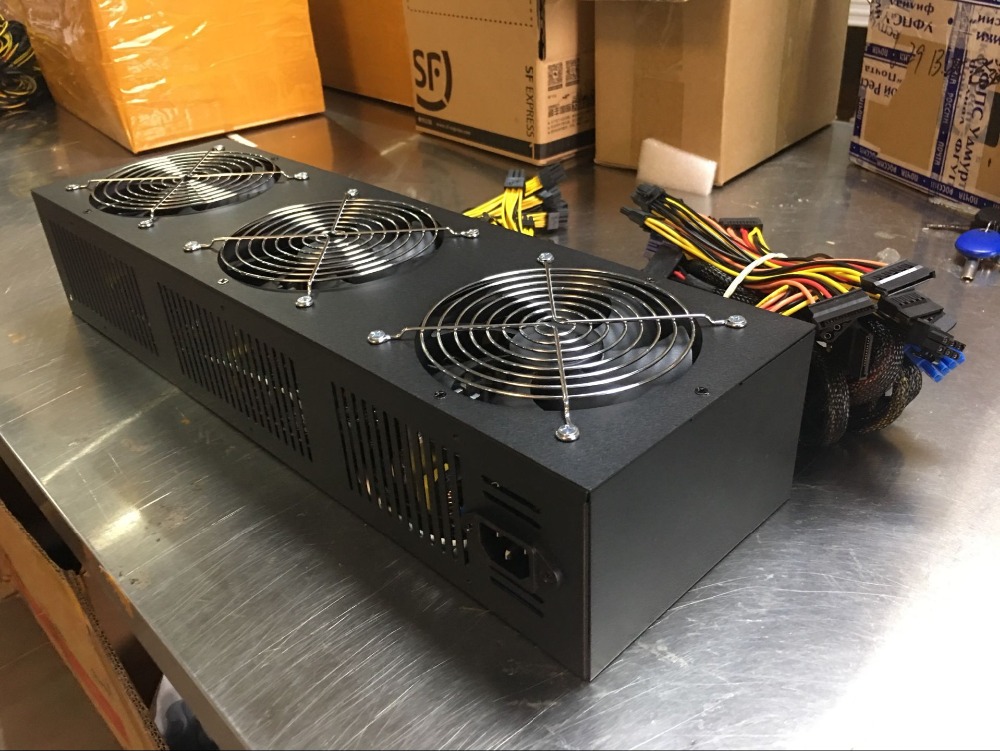 Lapsaipc 2600W Switching Power Supply New and original Mining machine Miner 94% High Efficiency supports 8-12 GPU 180V to 240V