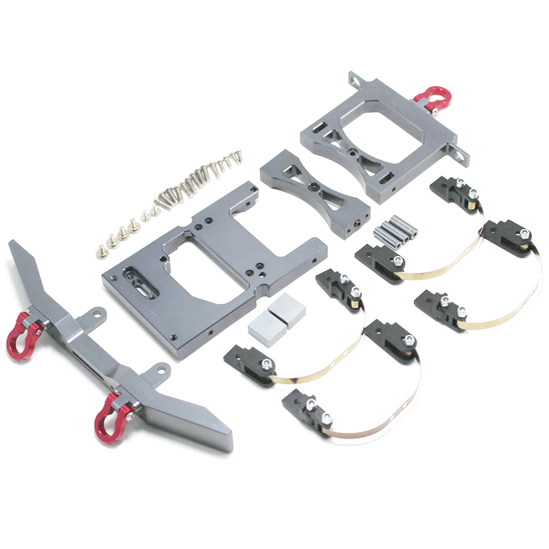 Metal Bumper Bracket Beam Body Chassis Frame Kit for WPL B14 1/16 RC Truck Car Upgrade Spare Parts