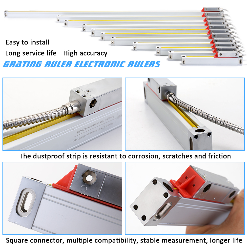 Grating Ruler Electronic Rulers Optical Ruler Linear Scale dro digital readout milling/ lathe/ drill machine Lathe Accessories