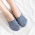 2019 Women Simple Solid Sock Slippers Half Grip Foot Toe Socks Summer Thin Invisible Socks Feet Women's Fashion Socking female