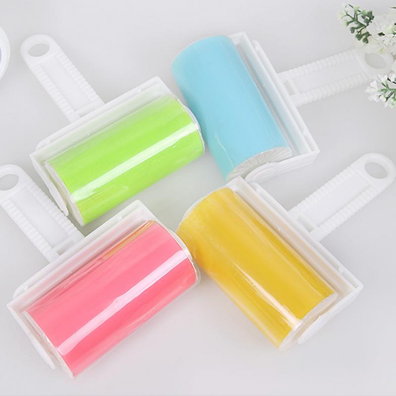 1pc Remover Washable Brush Fluff Cleaner Sticky Picker Lint Roller Carpet Dust Pet Hair Clothes Reusable Home Essential Tool