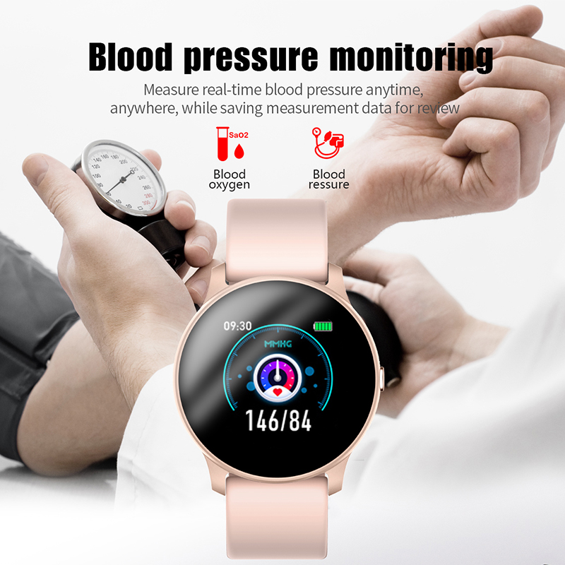 LIGE 2020 New Waterproof Smart Watch Women Heart Rate Monitoring Health Smart Watch Men Pedometer Fitness Tracker Smart Bracelet