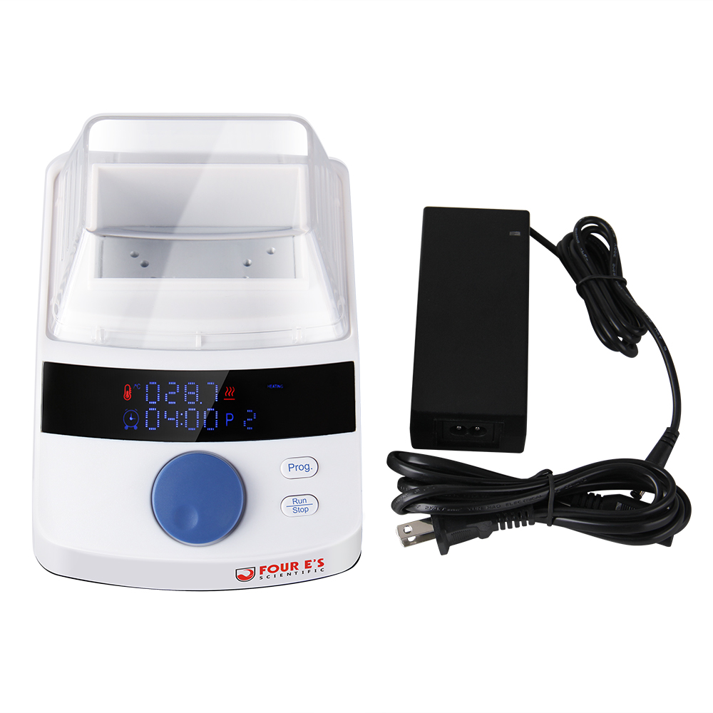 FOURE'S Scientific Mini Dry Bath Incubator LED Display, High Temperature Precision, Timing Control for Laboratory