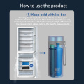 Mini Car Refrigerator Insulin Cooler Bag Portable Refrigerator Plastic Cooler Box Diabetes Pen Cold Cooler Travel Mini Fridge