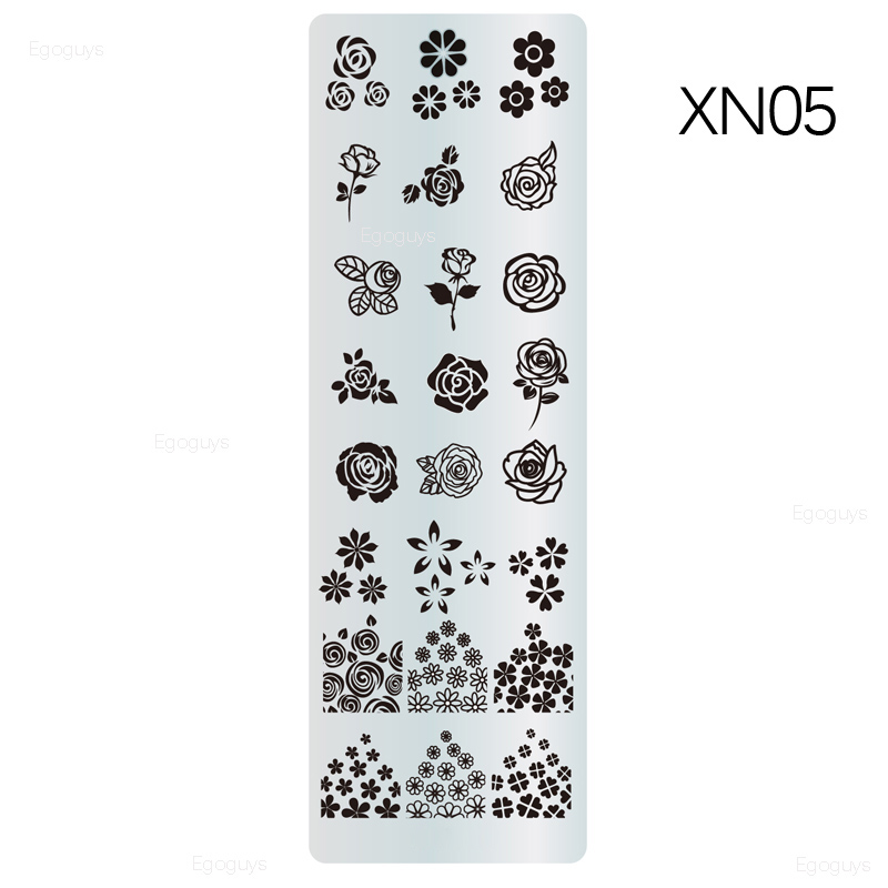 Nail Stamping Plates Line Pictures Nail Art Plate Stainless Steel Design Stamp Template for Printing Stencil Tools