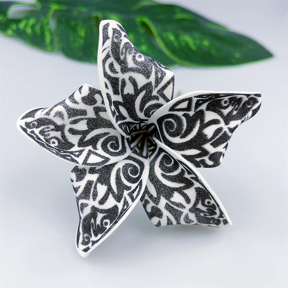 Kn Hf021 Plumeria Hair Pick