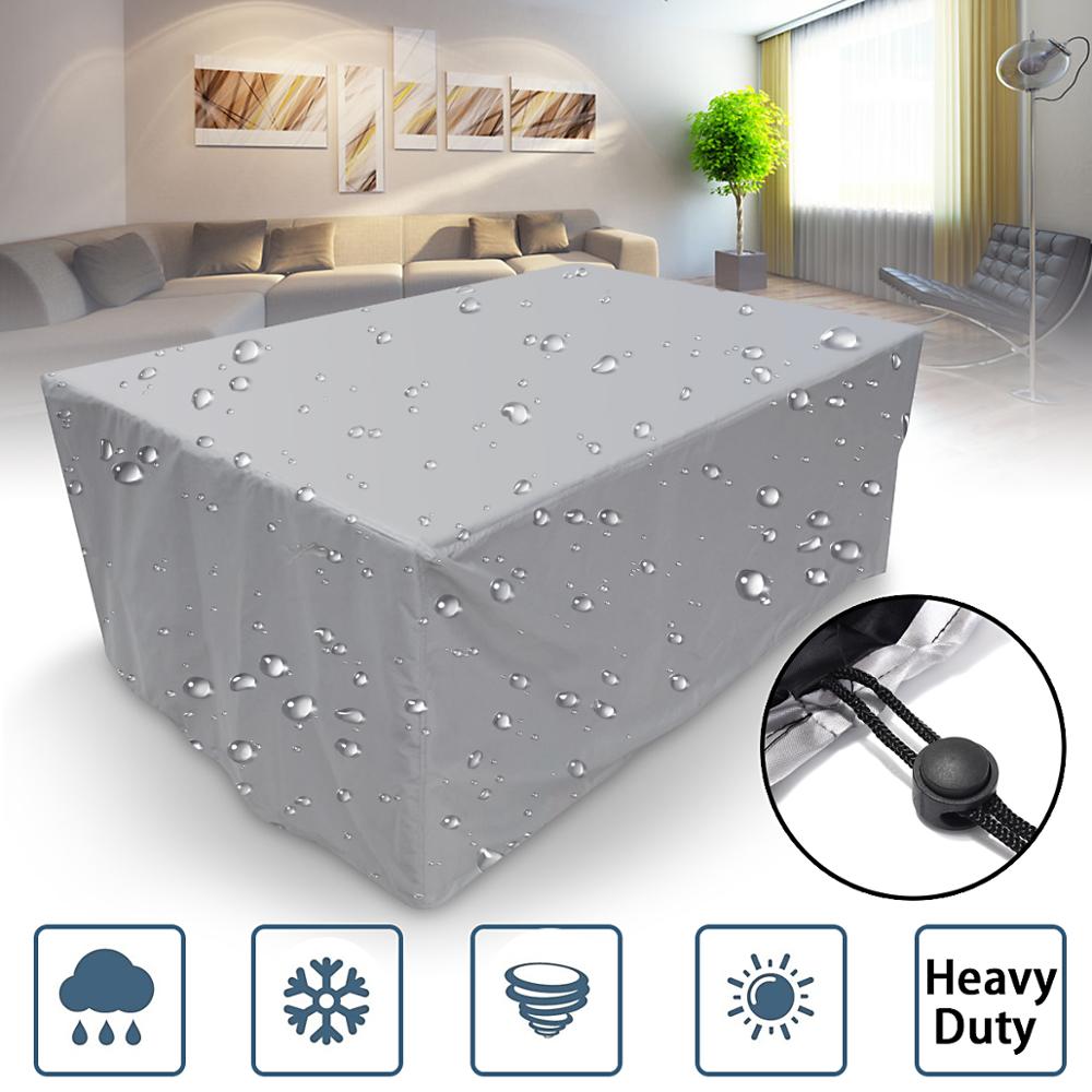 99 sizes Oxford Cloth Furniture Dustproof Cover For Rattan Table Cube Chair Sofa Waterproof Rain Garden Patio Protective Cover