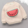 BibiCola Baby Girls Sweaters New Winter Girls Cardigan Sweaters Clothes Kids Autumn Cartoon Thick Warm Velvet Sweater For Girls