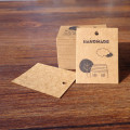 100pcs 3x4cm Handmade Kraft Paper Tags DIY Gift Decorating Hang Tags Wedding Party Price Tags Label Garment Tags