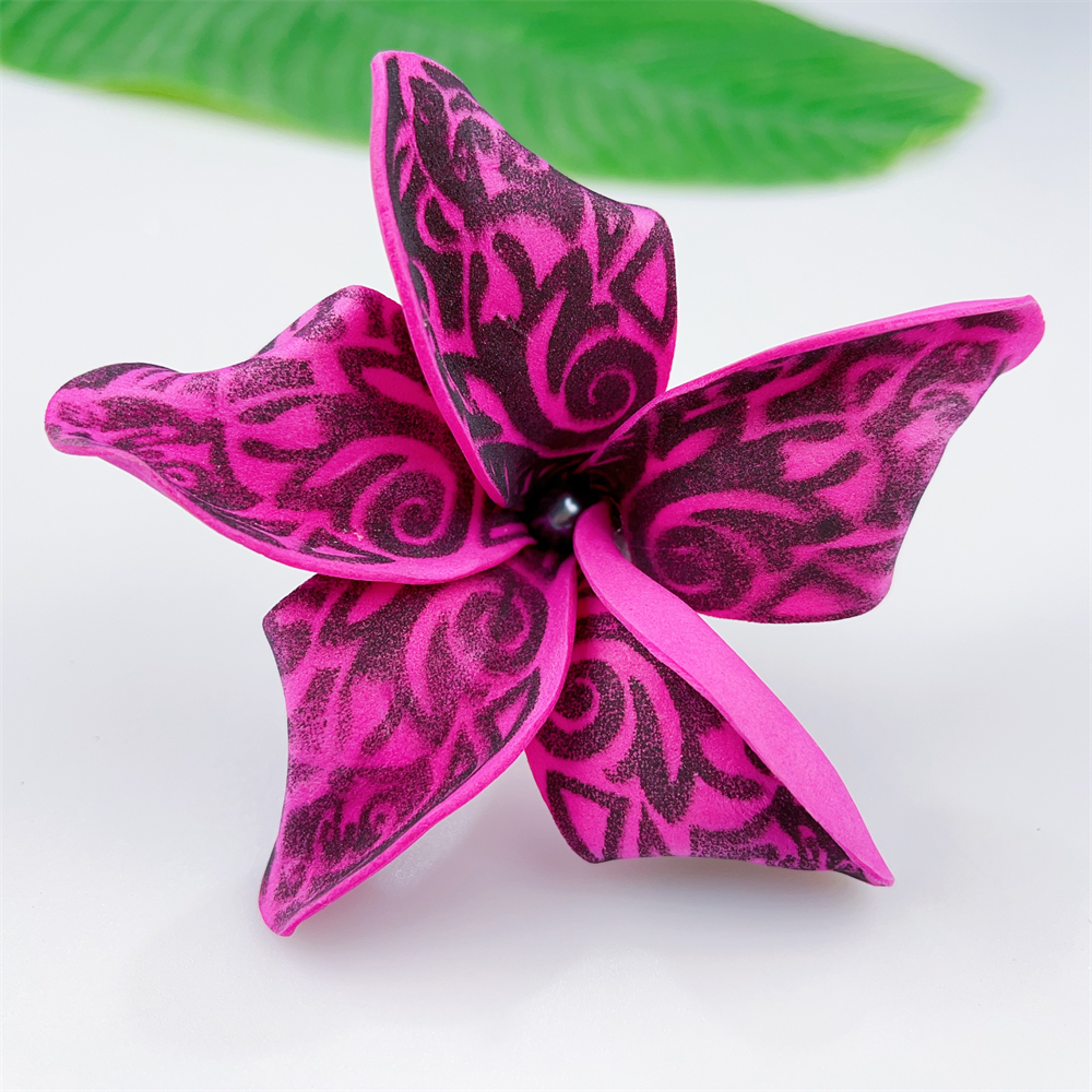 Kn Hf021b Gy Plumeria Hair Pick